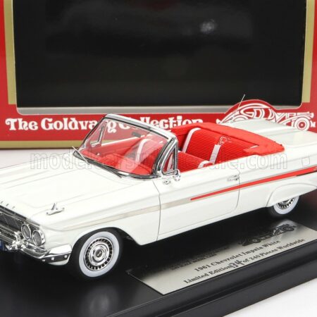 GOLDVARG 1/43 CHEVROLET | IMPALA CABRIOLET OPEN 1961 | WHITE