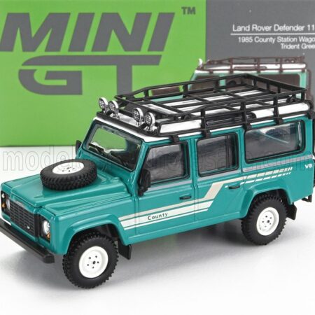 TRUESCALE 1/64 LAND ROVER | DEFENDER 110 COUNTRY SW STATION WAGON LHD 1985 | GREEN