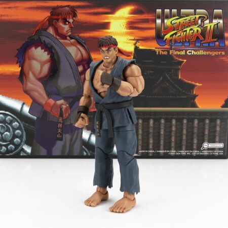 JADA 1/10 FIGURES | EVIL RYU - ULTRA STREET FIGHTER II - THE FINAL CHALLENGERS - CM. 15.5 - ACTION FIGURE | GREEN PINK