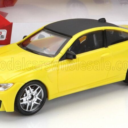 MONDOMOTORS 1/43 BMW | 4-SERIES M4 COUPE (G82) 2020 | YELLOW BLACK