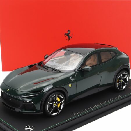 BBR-MODELS 1/18 FERRARI | PUROSANGUE SUV 2022 - CON VETRINA - WITH SHOWCASE | VERDE - BRITISH RACING GREEN