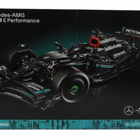 LEGO 1/8 MERCEDES GP | LEGO TECHNIC - F1 W14 TEAM MERCEDES-AMG PETRONAS FORMULA ONE SEASON 2023 LEWIS HAMILTON - GEORGE RUSSEL - 1642 PEZZI - 1642 PIECES | MATT BLACK