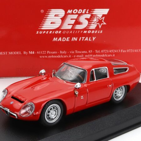 BEST-MODEL 1/43 ALFA ROMEO | GIULIA TZ COUPE PROVA 1963 | RED