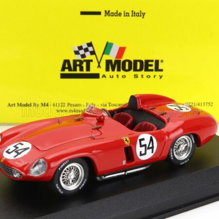 ART-MODEL 1/43 FERRARI | 750 MONZA SPIDER N 54 WINNER TUNISI GP 1955 LUIGI PIOTTI | RED