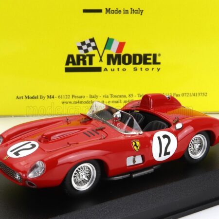 ART-MODEL 1/43 FERRARI | 315S SPIDER N 12 12h SEBRING 1957 ALFONSO DE PORTAGO - LUIGI MUSSO | RED