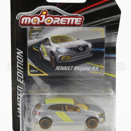 MAJORETTE 1/64 RENAULT | MEGANE RS SPORT 2018 | SILVER YELLOW