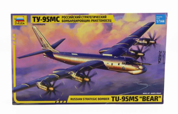 ZVEZDA 1/144 TUPOLEV | TY-95MS BEAR MILITARY RUSSIAN AIRPLANE 1956 | /