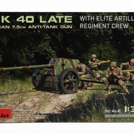 MINIART 1/35 TRAILER | MILITARY PAK 40 LATE GERMAN 7.5CM ANTI-TANK GUN | /