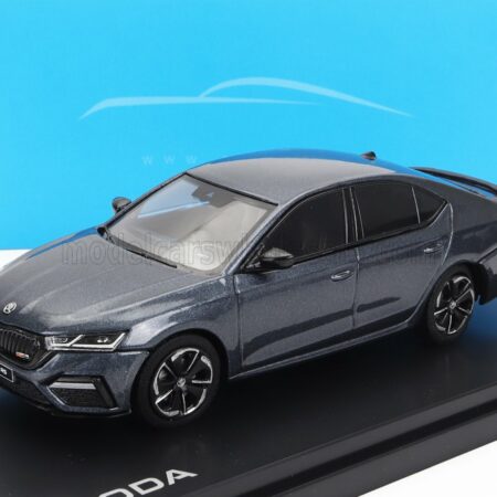 ABREX 1/43 SKODA | OCTAVIA IV RS 2020 | BLUE GREY MET