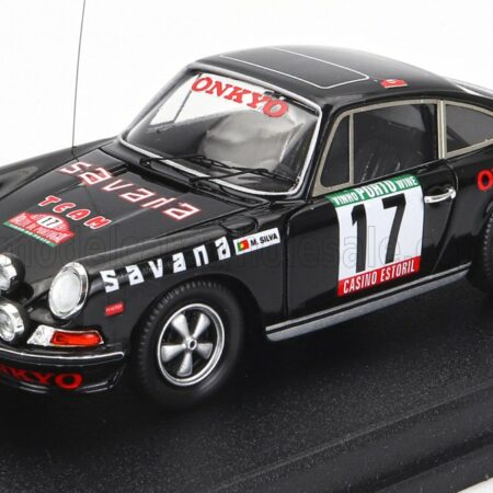 TROFEU 1/43 PORSCHE | 911S COUPE (night version) N 17 RALLY PORTUGAL 1977 MARIO SILVA - SA CHAVES | BLACK