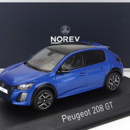 NOREV 1/43 PEUGEOT | 208 GT 2024 | VERTIGO BLUE