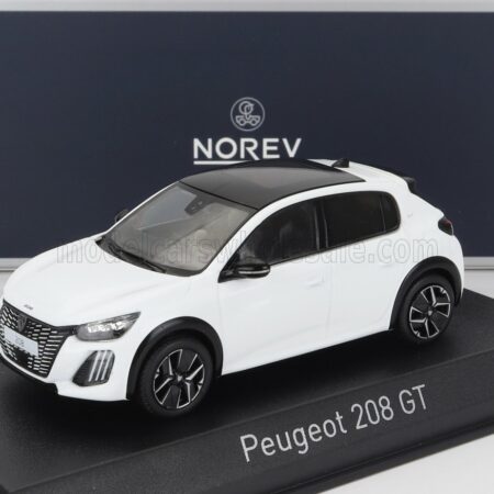 NOREV 1/43 PEUGEOT | 208 GT 2024 | WHITE