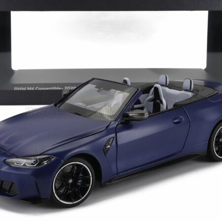 MINICHAMPS 1/18 BMW | 4-SERIES M4 (G83) CABRIOLET 2020 | MATT BLUE