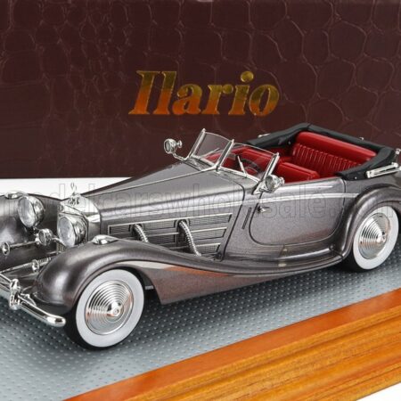 ILARIO-MODEL 1/43 MERCEDES BENZ | 540K sn130947 SPEZIAL ROADSTER ERDMANN & ROSSI CABRIOLET OPEN 1936 | GREY MET