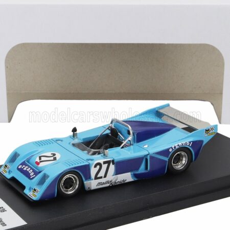 TROFEU 1/43 CHEVRON | B36 SPIDER TEAM SOCIETE RACING N 27 24h LE MANS 1977 JEAN LOUIS BOS - FRED STALDER - JACKY HERAN | LIGHT BLUE