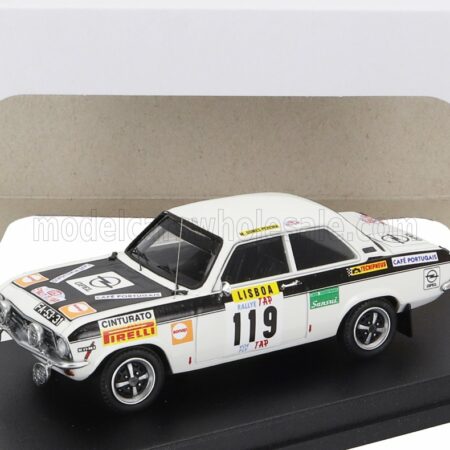 TROFEU 1/43 OPEL | ASCONA (night version) N 119 WINNER RALLY TAP 1971 MANUEL GOMES PEREIRA - JOSE MARCAL | WHITE BLACK