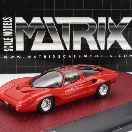 MATRIX SCALE MODELS 1/43 ALFA ROMEO | 33/2 COUPE 1969 | RED