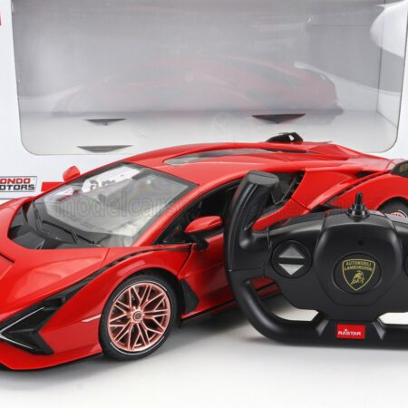 MONDOMOTORS 1/14 LAMBORGHINI | SIAN FKP 37 HYBRID 2020 | RED BLACK