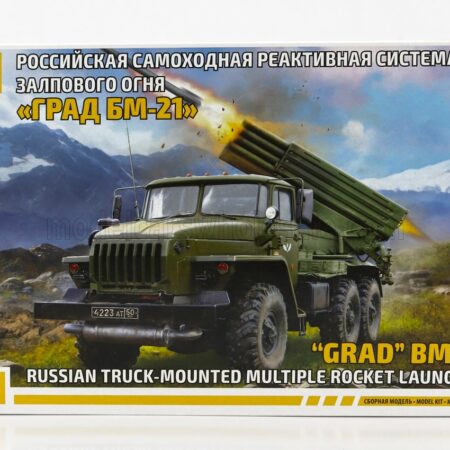 ZVEZDA 1/72 TRUCK | GRAD BM-21 RUSSIAN MOUNTED MULTIPLE ROCKET LAUNCHER LANCIA MISSILI | /