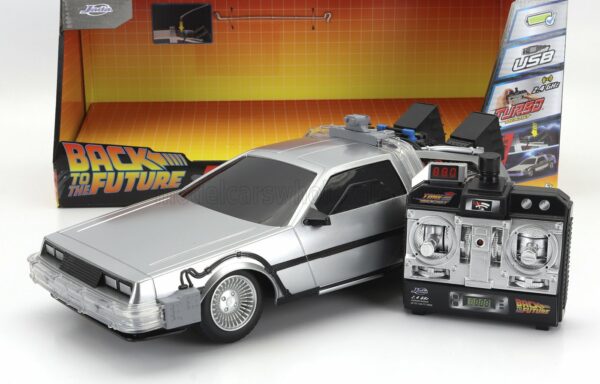 JADA 1/16 DE LOREAN | TIME MACHINE - BACK TO THE FUTURE 1 - RITORNO AL FUTURO 1 | SILVER