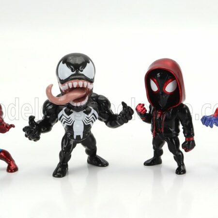 JADA 1/32 FIGURES | SET 4X AVENGERS - SPIDER MAN - MILES MORALES - SPIDERMAN 2099 - VENOM - CM. 6.0 | VARIOUS