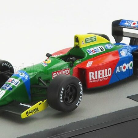 EDICOLA 1/43 BENETTON | F1  B190 FORD N 20 SEASON 1990 NELSON PIQUET | GREEN RED BLUE