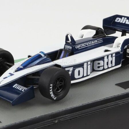 EDICOLA 1/43 BRABHAM | F1  BT55 BMW N 7 SEASON 1986 RICCARDO PATRESE | WHITE BLUE