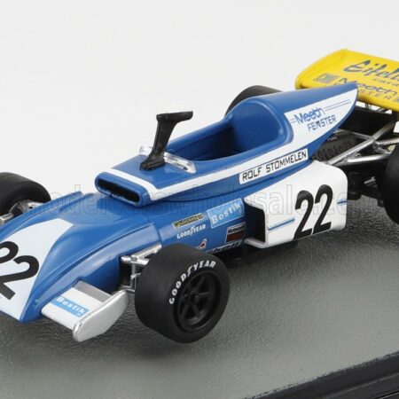 EDICOLA 1/43 EIFELLAND | F1  E21 N 22 SEASON 1972 ROLF STOMMELEN | LIGHT BLUE WHITE YELLOW