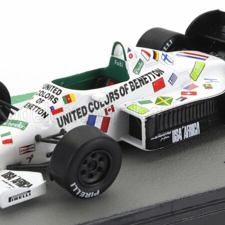 EDICOLA 1/43 TOLEMAN | F1  TG185 HART 415T N 19 SEASON 1985 TEO FABI | WHITE BLACK