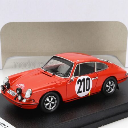 TROFEU 1/43 PORSCHE | 911T COUPE (night version) N 210 WINNER RALLY MONTECARLO 1968 VIC ELFORD - DAVID STONE | ORANGE