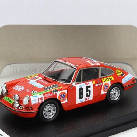 TROFEU 1/43 PORSCHE | 911S COUPE (night version) N 85 RALLY TAP 1972 GIOVANNI SALVI - LUIGI VALLE | ORANGE