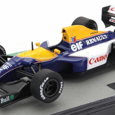 EDICOLA 1/43 WILLIAMS | F1  FW14B RENAULT N 6 SEASON 1992 RICCARDO PATRESE | BLUE YELLOW WHITE