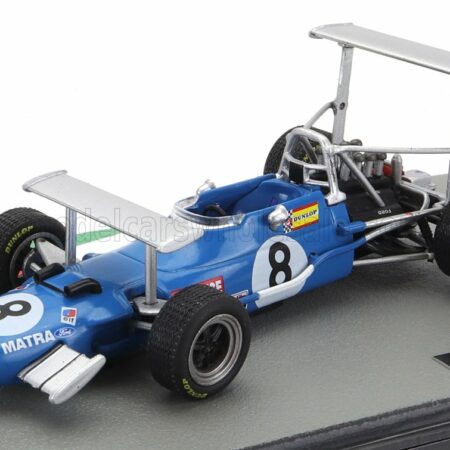 EDICOLA 1/43 MATRA SIMCA | F1  MS10 N 8 SEASON 1969 JEAN PIERRE BELTOISE | BLUE SILVER