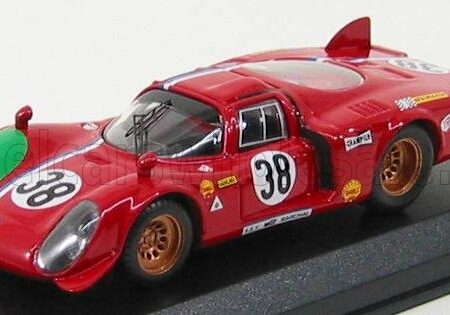 BEST-MODEL 1/43 ALFA ROMEO | 33.2 LM N 38 LE MANS 1969 GOSSELIN - BURGOIGNI | RED