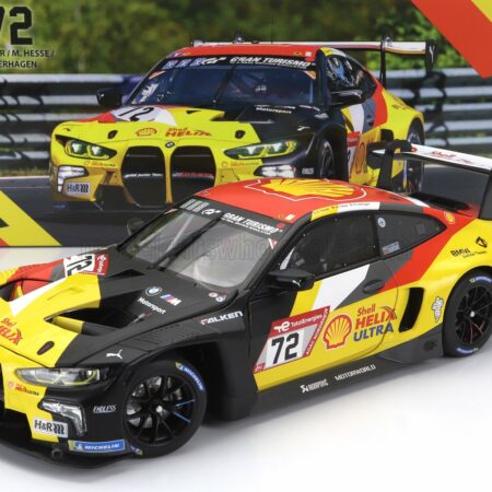 MINICHAMPS 1/18 BMW | 4-SERIES M4 GT3 TEAM BMW JUNIOR N 72 24h NURBURGRING 2023 DAN HARPER - MAX HESSE - NEIL VERHAGEN | BLACK YELLOW RED