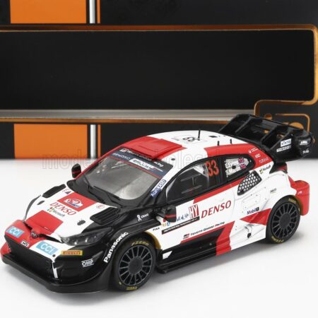 IXO-MODELS 1/43 TOYOTA | YARIS GR HYBRID RALLY1 TEAM TOYOTA GAZOO RACING WRT N 33 7th RALLY CROATIA 2023 ELFYN EVANS - SCOTT MARTIN | WHITE RED BLACK