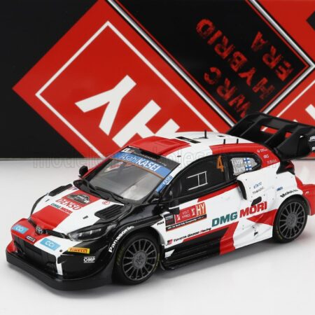 IXO-MODELS 1/43 TOYOTA | YARIS GR RALLY1 TEAM TOYOTA GAZOO RACING WRT N 3 RALLY YPRES 2022 LAPPI ESAPEKKA - JANNE FERM | WHITE RED BLACK