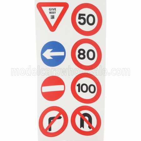 TINY TOYS 1/43 ACCESSORIES | SET SEGNALI STRADALI - TRAFFIC SIGNS CHINA | /