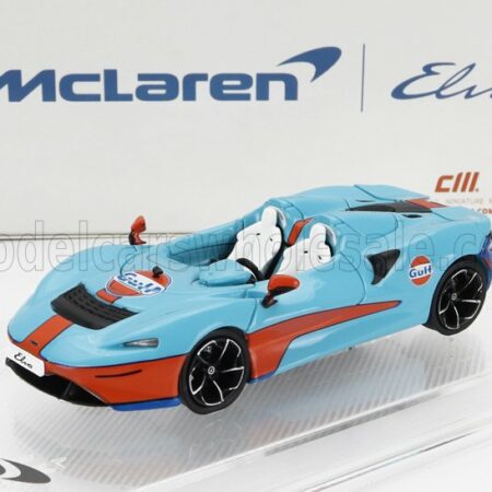 CM-MODELS 1/64 McLAREN | ELVA GULF LIVERY 2020 | LIGHT BLUE ORANGE