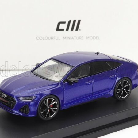 CM-MODELS 1/64 AUDI | A7 RS7 SPORTBACK 2021 | BLUE MET