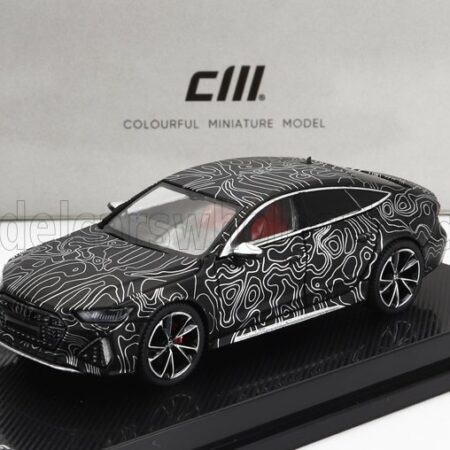 CM-MODELS 1/64 AUDI | A7 RS7 SPORTBACK 2021 | BLACK SILVER