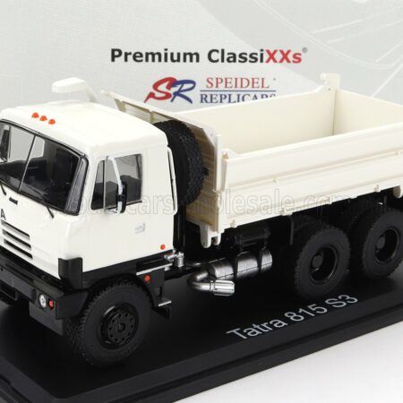 PREMIUM CLASSIXXS 1/43 TATRA | 815 S3 TRUCK CASSONE RIBALTABILE 1983 | WHITE BLACK
