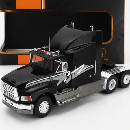 IXO-MODELS 1/43 FORD USA | AEROMAX TRACTOR TRUCK 3-ASSI 1990 | BLACK SILVER