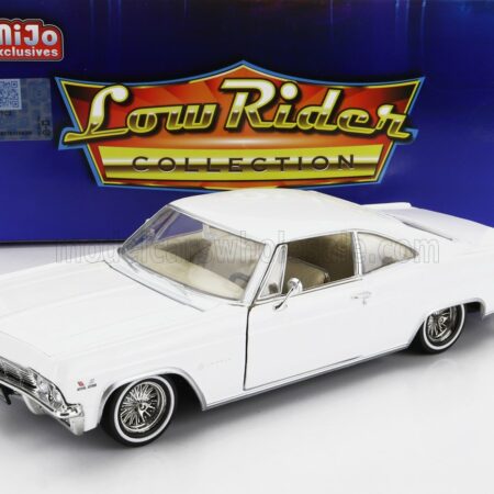 WELLY 1/24 CHEVROLET | IMPALA SS 396 COUPE LOW RIDER 1965 | WHITE