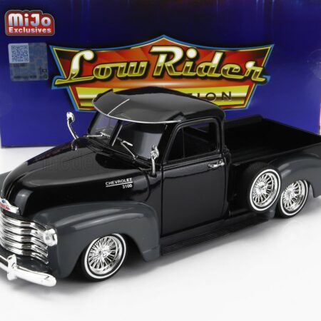 WELLY 1/24 CHEVROLET | 3100 PICK-UP LOW RIDER 1953 | BLACK GREY