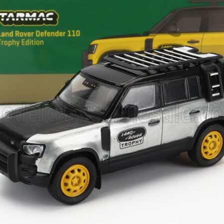 TARMAC 1/64 LAND ROVER | NEW DEFENDER 110 RALLY TROPHY EDITION 2020 | YELLOW BLACK