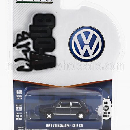 GREENLIGHT 1/64 VOLKSWAGEN | GOLF MKI GTi 1983 | BLACK