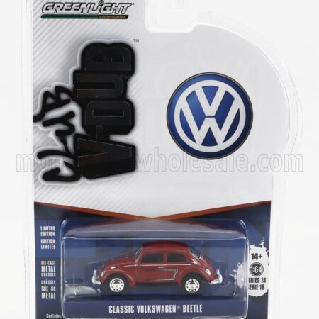 GREENLIGHT 1/64 VOLKSWAGEN | BEETLE MAGGIOLINO KAFER 1945 | RED