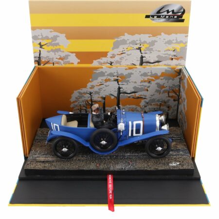 LE MANS MINIATURES 1/18 CHENARD & WALCKER | TYPE U3 15CV SPORT 3.0L S4 TEAM CHENARD-WALCKER SA N 10 2nd 24h LE MANS 1923 RAOUL BACHMANN  - CHRISTIAN DAUVERGNE | LIGHT BLUE