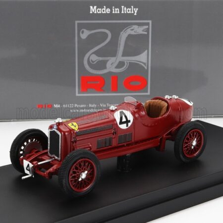 RIO-MODELS 1/43 ALFA ROMEO | P3 N 4 TOURIST TROPHY ISLE OF MAN 1934 BRIAN LEWIS | RED